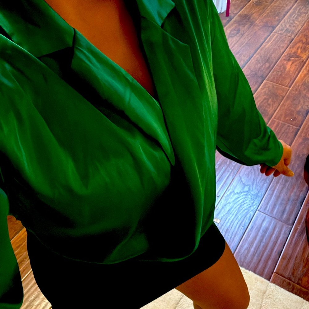 Green dress size small